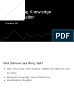 Data Mining Knowledge Representation Report in MIT
