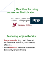 GAM Realistic, Mathematically Tractable -KronFit-icml07