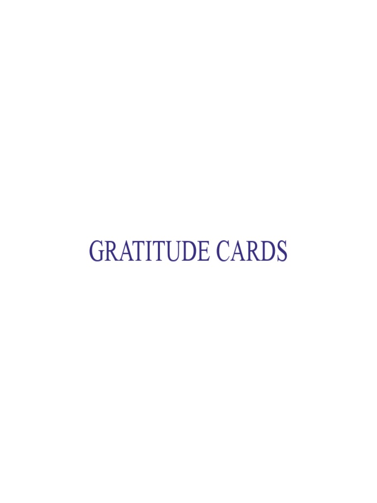 Gratitude Cards PDF