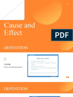 Cause and Effect