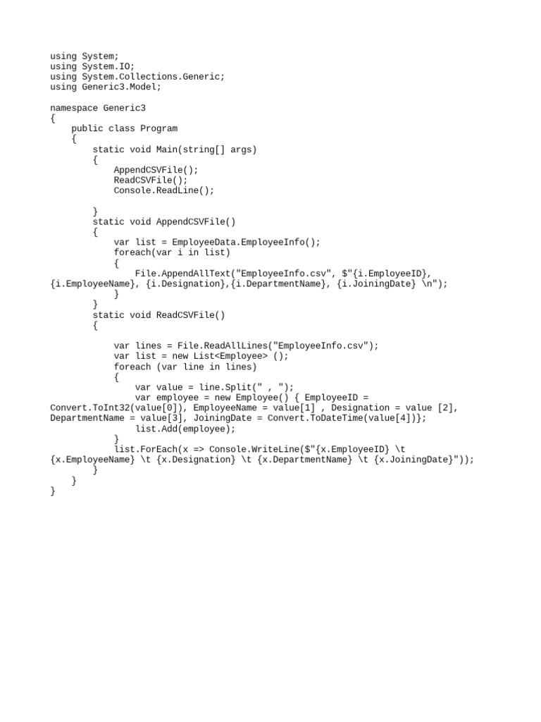 Program pdf