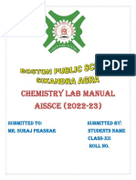 Chemistry Lab Manual