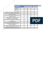 Math Program Schedule of Activities