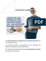 Juan Vicente Araujo Venezuela: Consultor Financiero vs Un Asesor Financiero