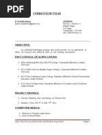 Download Fresher MBA Resume Formats - 1 by Samaan Gouse SN61778017 doc pdf