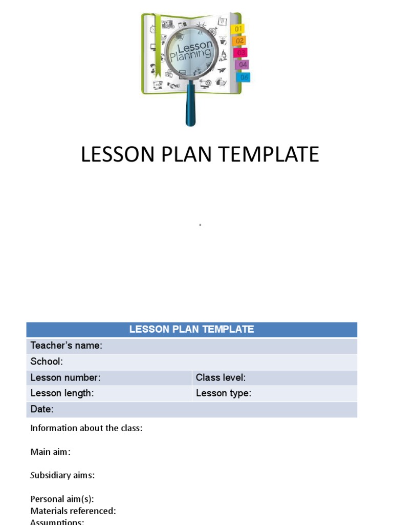 Lesson Plan Template | PDF