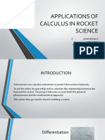 Applications of Calculus in Rocket Science