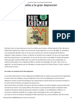 Krugman - de Vuelta A La Gran Depresión - Blog Del Medio