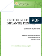 Osteoporose e Os Implantes Dentais