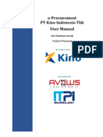 Panduan Isi E-Procurement Kino VMS - Vendor Nasional