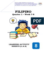Las Filipino 8 - Week 7-8 - Quarter 1