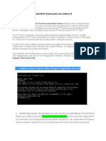 Instalasi DHCP Server Debian 10