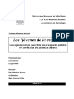 Jóvenes de la esquina: prácticas y sentidos de las agrupaciones juveniles en contextos de pobreza urbana