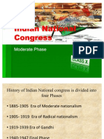 Moderate Phase of Congress