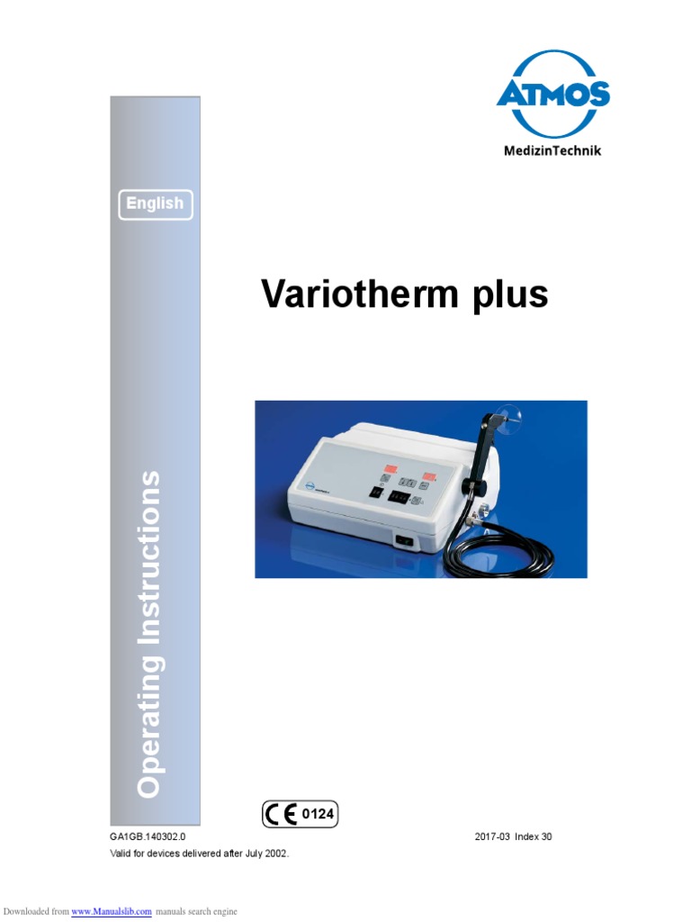 Variotherm Plus | PDF | Ac Power Plugs And Sockets | Water