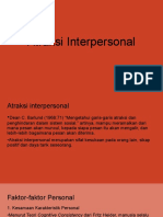 Komunikasi Dan Psikologi (Atraksi Interpersonal)