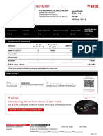 Postpaid monthly statement