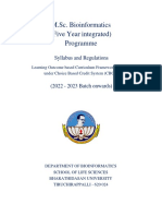 MSc-5-Year-Integ-Bioinformatics - Syllabus-2022-2023