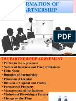 Formation of Partnership
