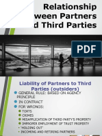 Relationship Between Partners & Third Parties