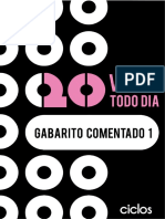 CADERNO 1 - 20 TODO DIA - GABARITO COMENTADO