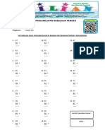 Soal Penjumlahan Bersusun Pendek Level 2 Lembar D