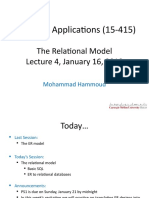 Lecture4 The - Relational - Model PartII Jan16 2018