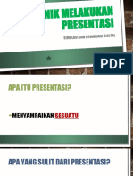 Teknik Melakkan Presentasi