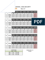 Jadwal Jaga Security