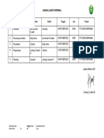 Form Jadwal Audit Internal