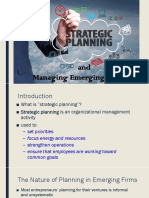 Chapter 6 - Strategic Planning