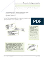 Transactional Writing Exam Practice