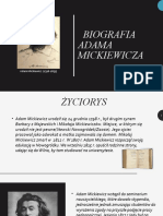 Adam Mickiewicz - Prezentacja