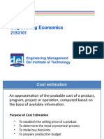 Lecture 2 Engineering Economics Cost Estimation