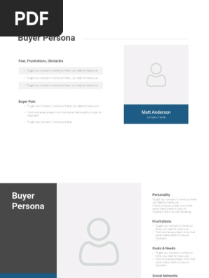 Buyer Persona
