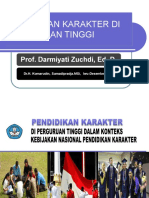 File PPT. Materi Kuliah Pendidikan Karakter Di Perguruan Tinggi