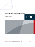 Dahua Network Video Recorder User's Manual V4.5.3