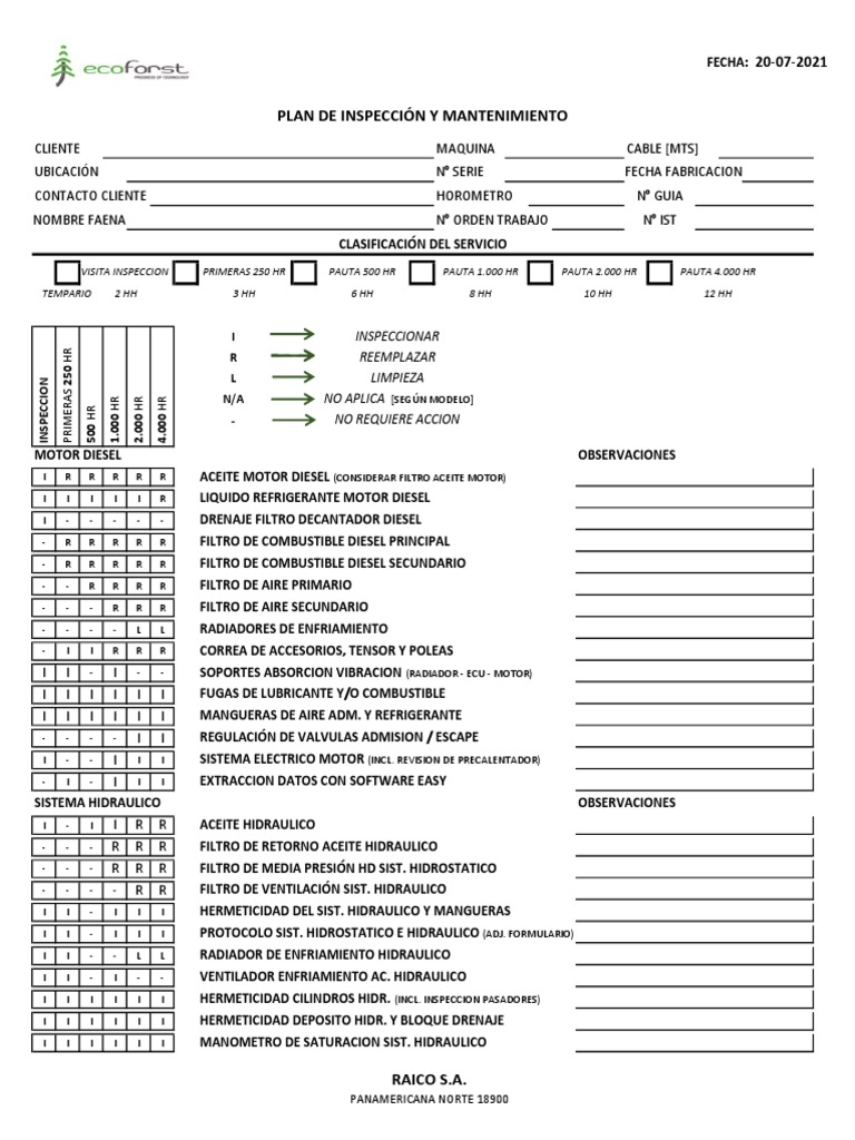Inspección y Mantenimiento T Winch 30.2 | PDF | Bienes manufacturados ...