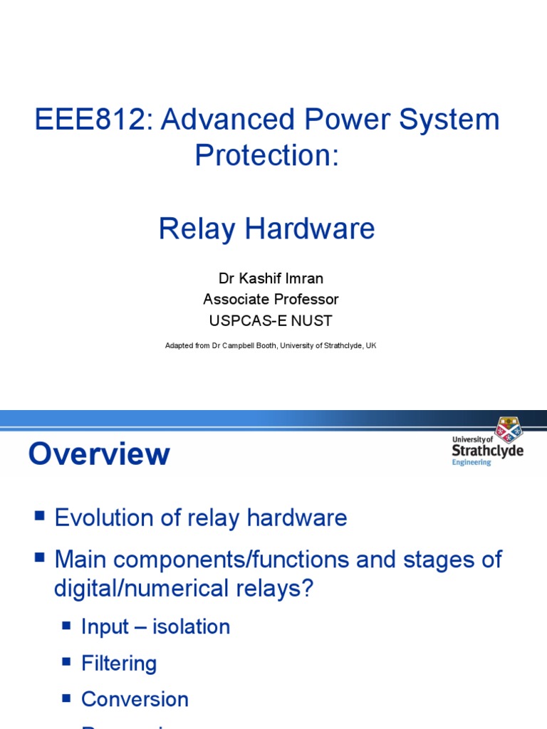 Lec2 Relay History and Hardware PDF Relay Sampling (Signal