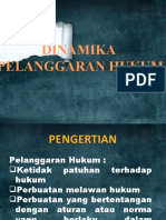 Dinamika Pelanggaran Hukum