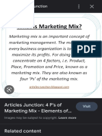 Defination of Marketing Mix - Google Search