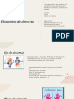 Elementos de simetría en cristales: ejes, planos y centros