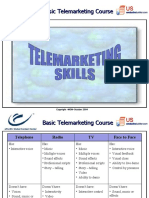 Telemarketing Skills For Learner