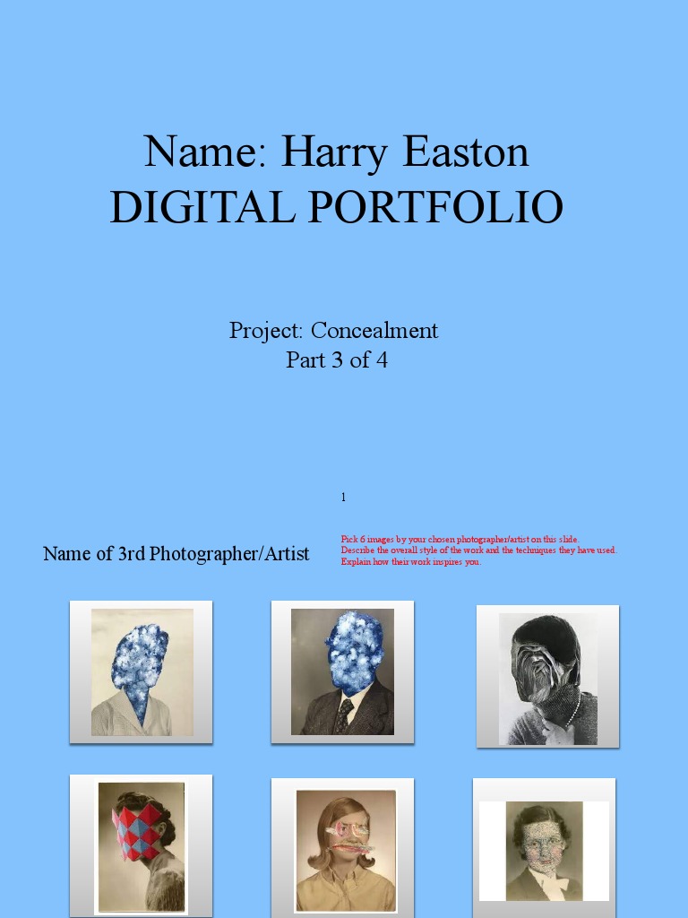 Portfolio Template Part 3 | PDF | Adobe Photoshop | Image Editing