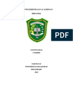 Makalah Hukum Kebendaan &jaminan Agum Faisal