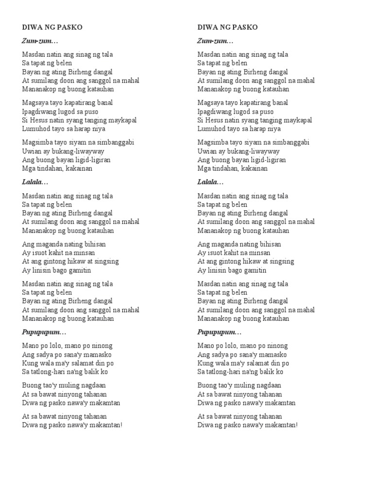 Diwa NG Pasko | PDF