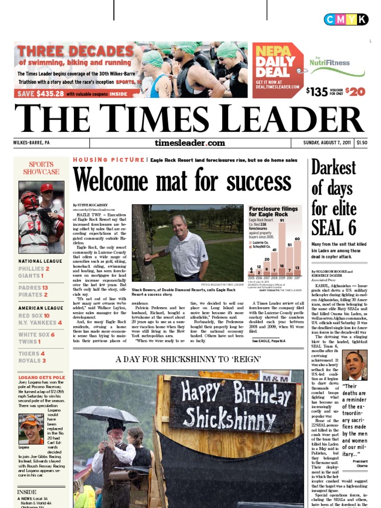 Times Leader 08-07-2011 | PDF | Driving Under The Influence | Muammar  Gaddafi