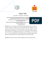 IIT Hyderabad paper on mechanical engineering