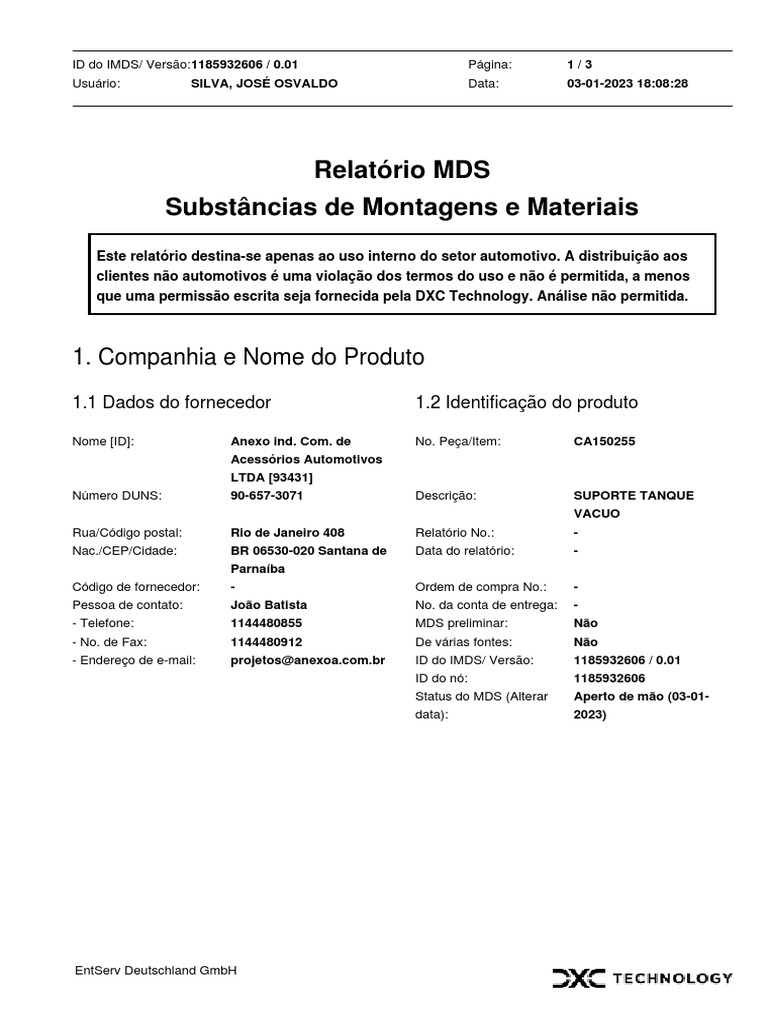 MDSReport 1185932606 | PDF | Informática