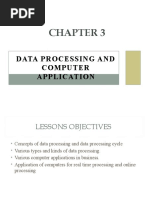 Chapter 3 DATA Processing and Computer Application